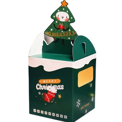Коробка 1000гсм конфеты Санта Клауса коробки упаковки подарка Яблока сочельника Одм 1000гсм