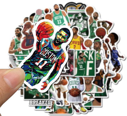 Odm NBA Celebrity Sneaker Die Cut Виниловые наклейки Наклейки для холодильника Телефон
