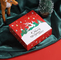 Xmas Tree Nougat Gift Packing Box Прямоугольная коробка для печенья
