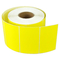 Стикер 58мм изготовленного на заказ желтого термального рулона бумаги штрихкода слипчивый
