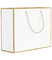 Логотип роскошной хозяйственной сумки бумажного картона ККВБ подгонянный для одежды одежд