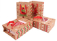 Напечатанные бумажные пакеты рождества CCNB для подарка на вынос в канун Рождества