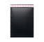 Матовый черный полиэтиленовый пакет-конверт из алюминиевой фольги для доставки пузырчатых почтовых ящиков 6x9