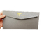 Роскошный пакет бумаги серого цвета логотипа фольги для приглашения свадьбы дня рождения охватывает карту