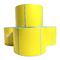 Waybill водоустойчивого круга цвета крена бумаги ярлыка желтый для термального принтера